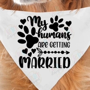 Meine Menschen heiraten, Hochzeit Haustier Zeichen, Katzenpfoten Zeichen, Verlobung Paar Geschenk, Hundehochzeitsgeschenk, Hundehochzeitsgeschenk