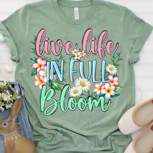 Floral sublimation design