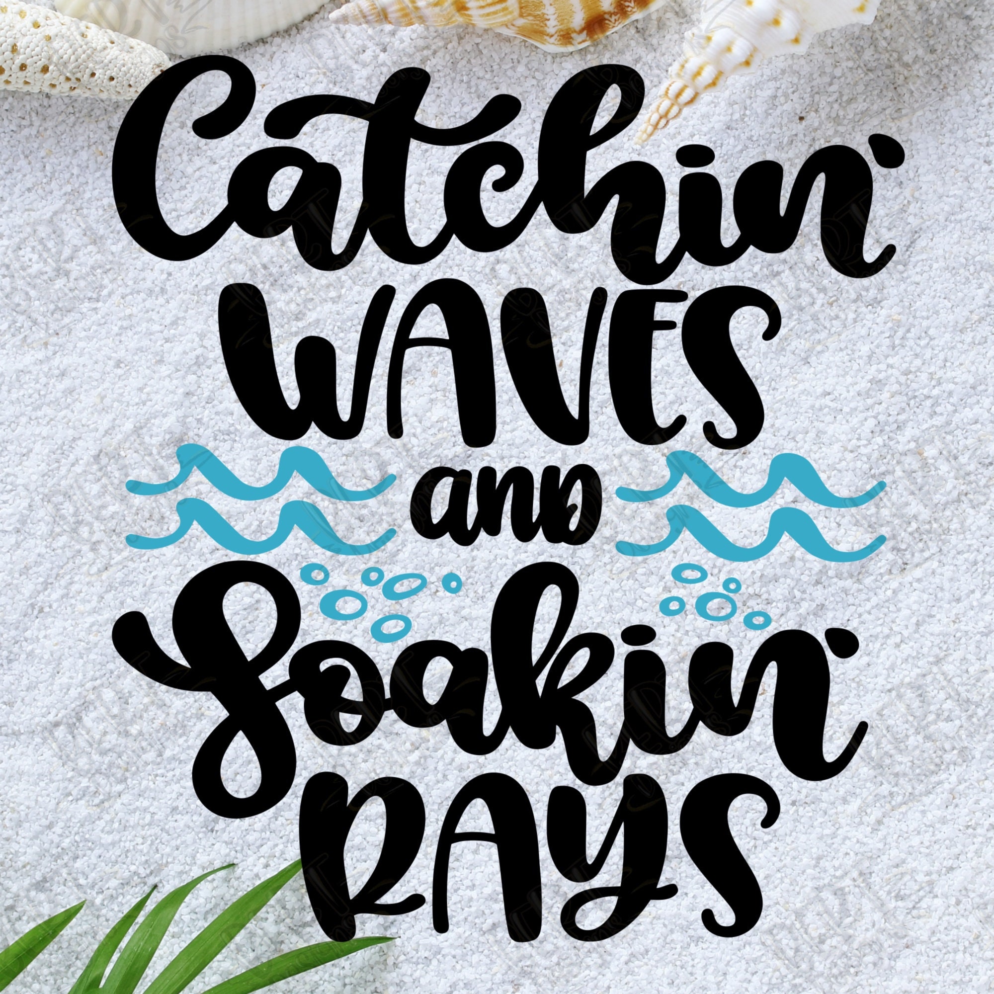 Beach Quotes Bundle Svg Summer Life Svg Bundle Waves Quotes Set Svg ...
