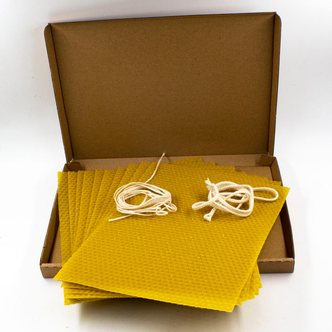 Beeswax Candle Making Kit Beeswax Sheets for Candles 10 Pcs Etsy