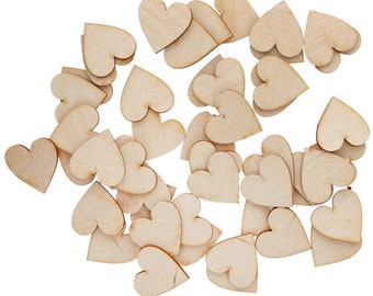 Wooden Heart 2x2 cm, Shape Craft, Decoupage, Laser Cut, Wooden Heart, ornament shape, plywood figure, form, wood cutout, ornament, shapes