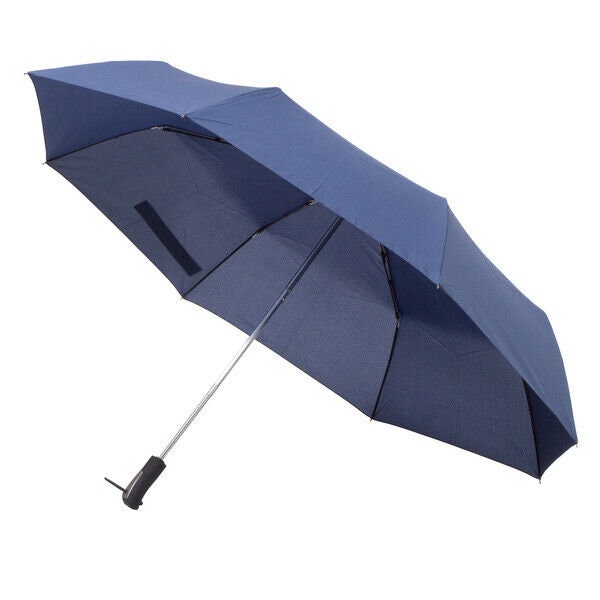 Automatik-Regenschirm,Stabil Sturmsicher Windfest,dunkelblau, VERNIER