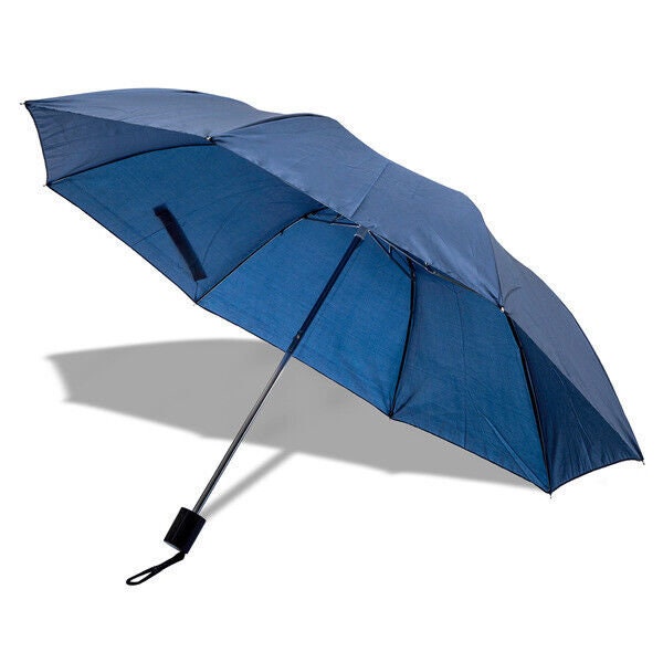 Faltbarer Sturmschirm,Automatik-Regenschirm,Stabil, Uster,Dunkelblau