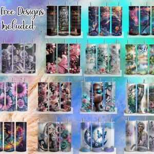 Puede incluir: Un conjunto de 15 dise&ntilde;os de sublimaci&oacute;n para vasos, con varios temas y estilos. Los dise&ntilde;os incluyen patrones florales, arte abstracto, citas inspiradoras y escenas de la naturaleza. Los dise&ntilde;os son perfectos para crear vasos &uacute;nicos y personalizados.