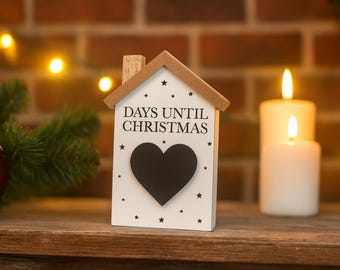 Christmas Countdown, Advent Calendar, Festive Decor, Christmas Gift For Her