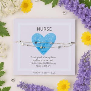 Cadeau verpleegkundige, NHS-medewerker, bedankje, cadeau dokter, bedelarmband, verpleegkundige, cadeau voor haar, verjaardagscadeau voor verpleegkundige