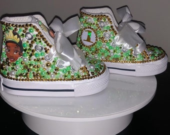 Converse brillantes de La princesa y el sapo/Princesa Tiana