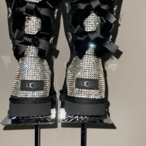Custom Bling Ugg boots Bailey Bows