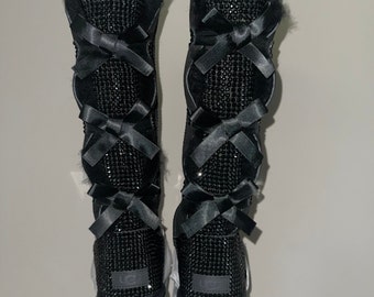 Custom Bling Ugg boots Bailey Triple Bows
