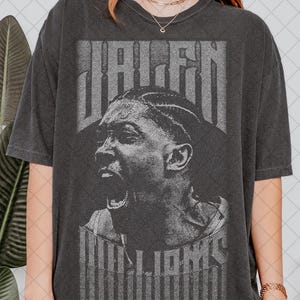 Camiseta de Jalen Williams con colores de confort limitados, camiseta de los campeones de baloncesto de Oklahoma City 2025, camiseta del día del partido