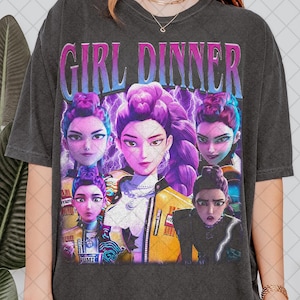 Chemise Rumi Dîner Fille Dîner Couleurs Confort Limité, T-shirt Fille Dîner Rumi Bootleg Fan, Cadeau Pour Femme Et Homme T-shirt unisexe