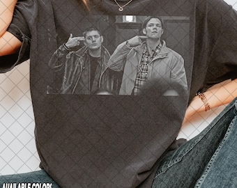 Limited Comfort Colors Supernatural Winchester Brothers Shirt, Dean and Sam Winchester Tee, Gift For Women and Man Unisex Shirt