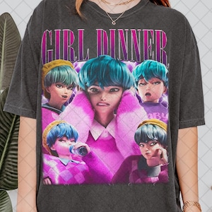 Chemise bébé fille dîner couleur confort limité, t-shirt fille dîner bébé bootleg fan, cadeau pour femme et homme T-shirt unisexe