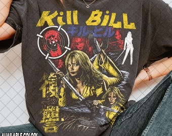 Limited Comfort Colors Kill Bill Japanese Graphic Shirt, Manga Style Revenge Tee, Gift For Women and Man Unisex Shirt