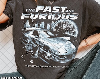 Limited Comfort Colors The Fast and The Furious Shirt, Car Racing Tee, Gift For Women and Man Unisex Shirt