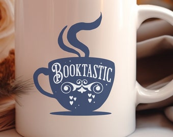 Booktastic Mug, Audiobook mug, Audiobook lover Gift, Booktok mug, Bookish mug, Reading mug, Gift for Reader, Bookworm Mug, Book Club Mug