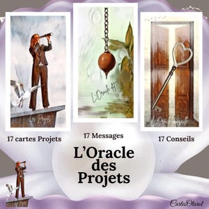 L'Oracle des Projets.  51 cartes dédiées aux projets de vie. Format Tarot https://youtu.be/qgT-8c27gn0