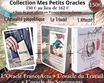 Collection Mes Petits Oracles complète. FranceActu+ l'Oracle du Travail + L'oracle des Sentiments. https://youtu.be/3mMueeMngGE
