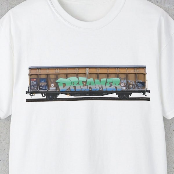 Dreamer Graffiti on Freight Train Unisex Ultra Cotton T-shirt