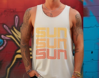 Sun Sun Sun Unisex Jersey Tank, B+C 3480 P
