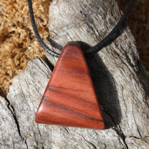 Rare Ancient Bog Yew Pendant, 6000 Year Irish Bog Yew Wood Necklace, Unique Handmade Ancestry Wood Jewelry From Ireland