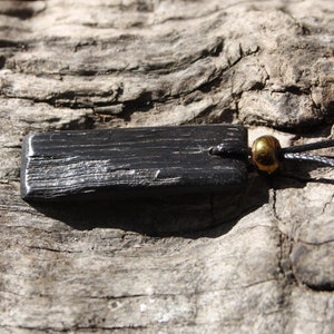 Handmade Irish Bog Oak Pendant, Ancient Black Oak Necklace, Unique Bog Oak Wooden Jewellery From Ireland, Perfect Irish Ancestry Gift