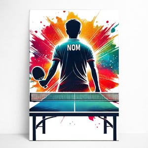 Illustration Sur Mesure BMX Affiche BMX Personnalisée - Poster Avec Nom Et Numéro - Cadeau Anniversaire Homme Toile Personnalisée Avec Prenom