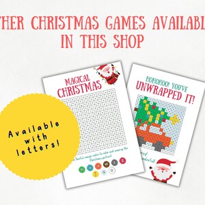 Unlock Santa's Code Printable Christmas Games Christmas - Etsy België
