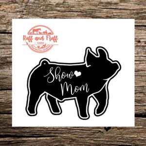 Pig Decal | Show Pig Decal