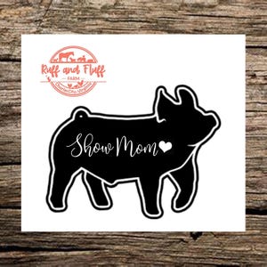 Pig Decal | Show Pig Decal