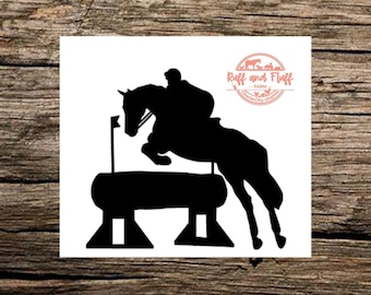 Jumping Horse Decal | Eventer Decal | Eventing | Horse Decal
