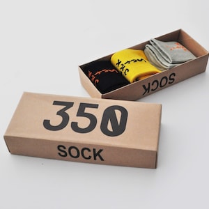 GET 3 PAY 2 Travis Scott Street Wear Skater 3 x 3-Pairs Pack Street Style Sneakers Match Socks With BOX