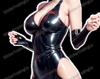 Latex Dress #2 Sticker