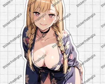 Blonde Waifu Sticker