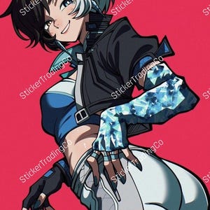 Luna Snow Sticker