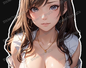 Busty Maid Sticker