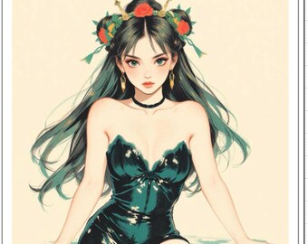 Water Queen Sticker