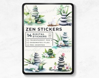 Spa Stickers for Goodnotes, Spa Baskets, Healthy Life Digital Stickers, Beauty Packages Digital Planner Sticker Pack, Goodnotes Sticker Book