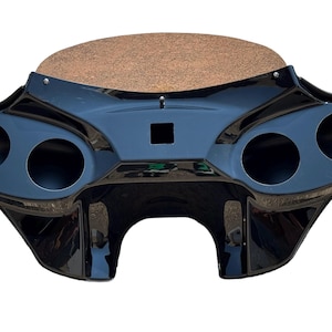 Carenatura Batwing Honda VTX Qk RACING - Adatta ai modelli Honda VTX C, R, S 1300 e 1800 con supporti in acciaio inossidabile e parabrezza da 5&quot;