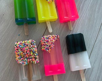 Resin Ice Pops, Resin Popsicles, 3D Art, Pop Art, Coffee Table Decor, Popsicle Decor, Paperweight, Resin Art, Popsicles