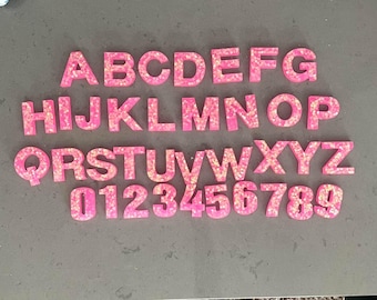 Single Letter Resin Alphabet Letters, Numbers, Fridge Magnets, Learning, Magnetic Letters, Homeschool Letters, Teaching
