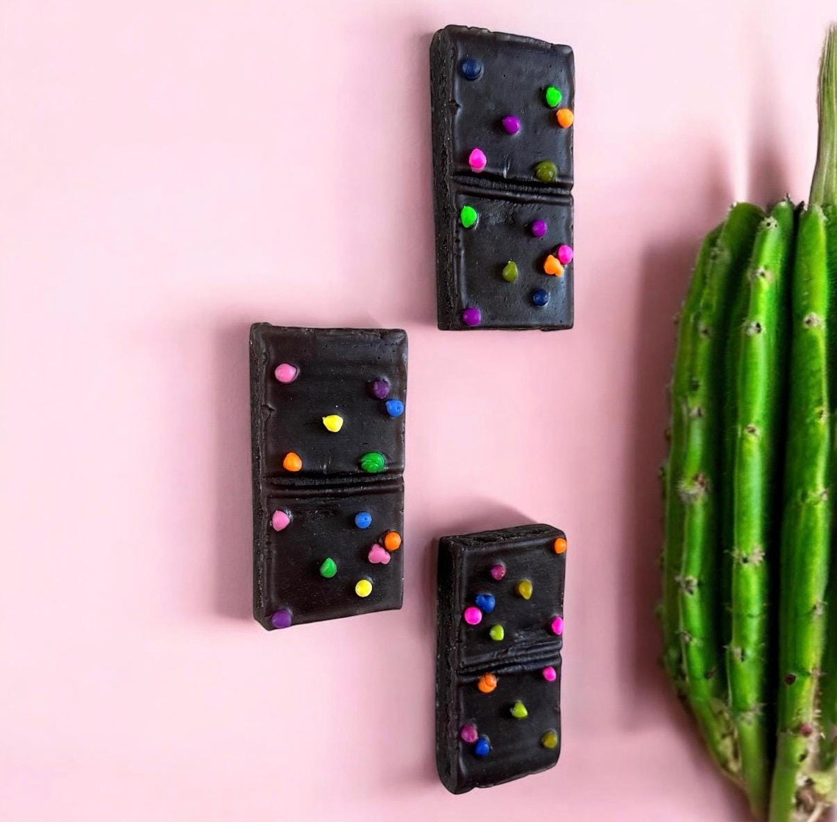 COSMIC BROWNIE, 3D Wall Art, 3D Wall Sculpture, Resin Art, Brownie, Fake Food, Fake Dessert, Faux Resin Art