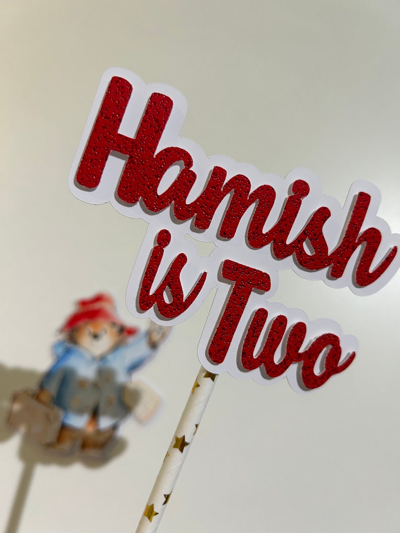 Paddington Bear Cake Charm Etsy UK