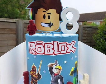 Roblox Cake Topper Cake Topper Birthday Cake Topper - Etsy