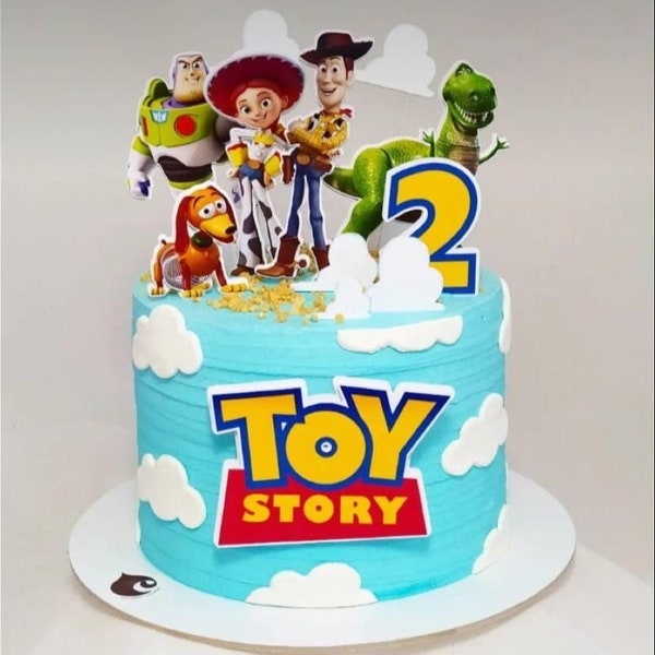 Juego de decoración para tarta de Toy Story