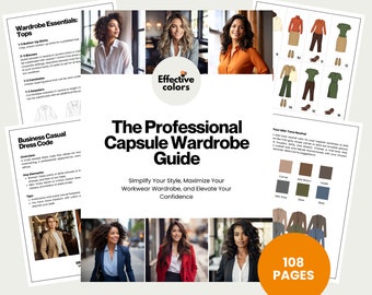 Professional Capsule Wardrobe Guide: Office Style Ebook (PDF)