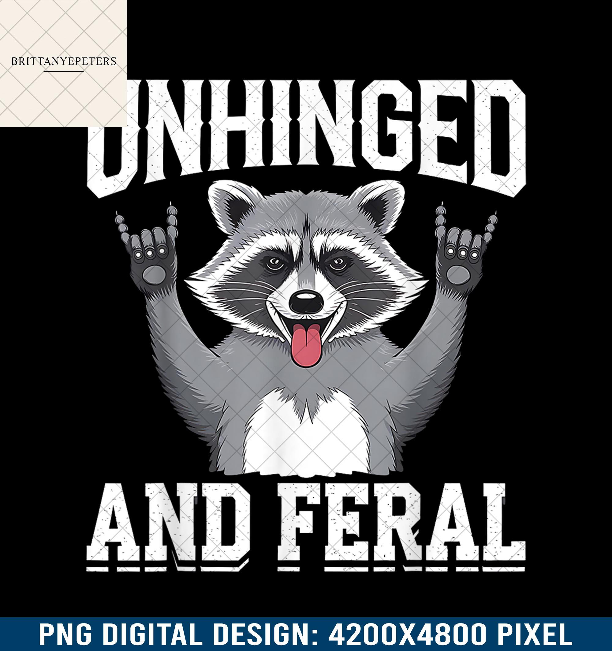 Unhinged and Feral Raccoon PNG, Funny Wild Animal Clipart, Rock Hand ...