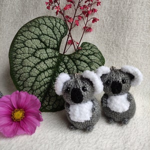 1pc Koala Keychain, Knitted Mini toy, Bag Pendant