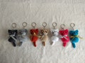 1pc Cat Keychain, Knitted Mini toy, Bag Pendant, More Natural Colors product logo