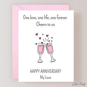 Printable Anniversary Card Romantic Anniversary card Funny Anniversary card for husband, wife,couples,card for her,him,Cute anniversary card